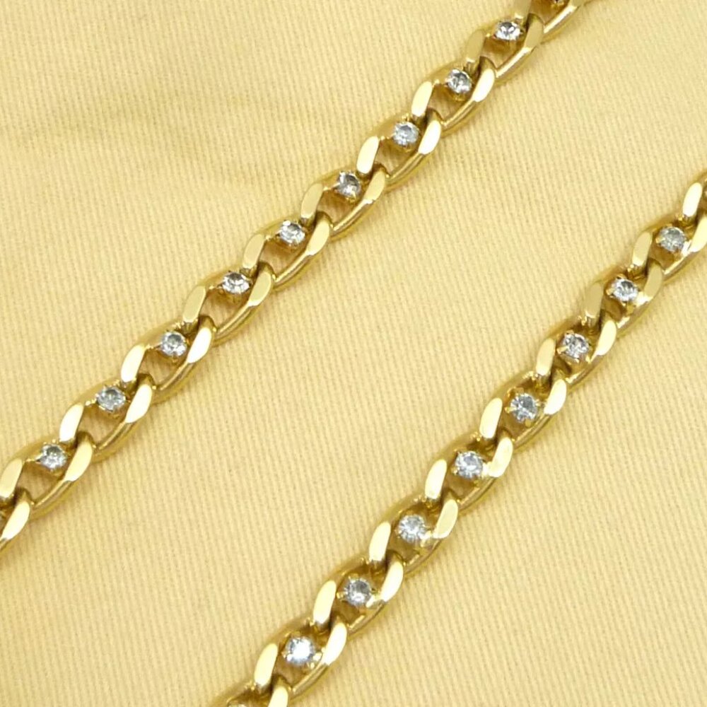 Authentic Givenchy Givenchy Rhinestone Necklace G… - image 3